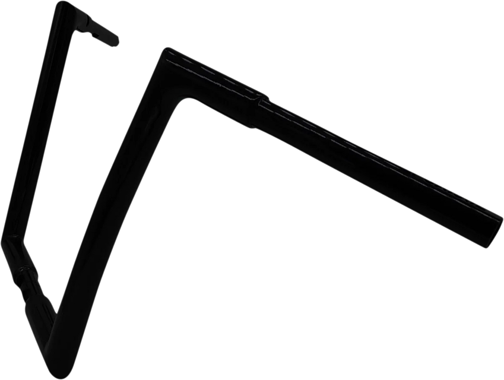 Fat Baggers Inc. Handlebar - Flat Top - 12" - Black 706012-B - Side View