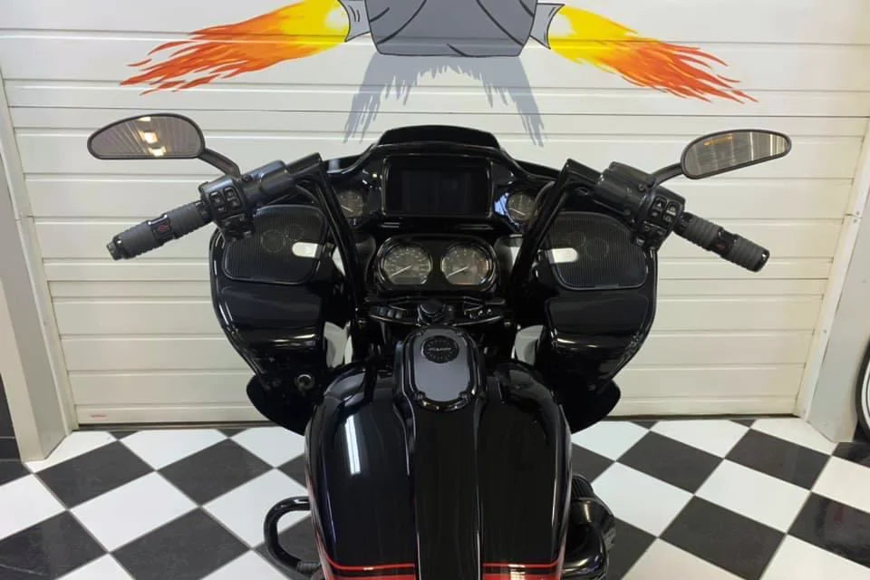 Fat Baggers Inc. Handlebar - Flat Top - 12" - Black 706012-B - Back View