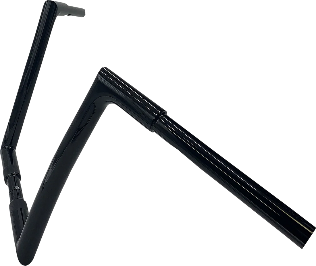 Fat Baggers Inc. Handlebar - Flat Top - 12" - Black 708012-B - Side View