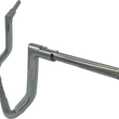 Load image into Gallery viewer, Fat Baggers Inc. Handlebar - Flat Top - 12" - Chrome 605012 - Side View
