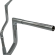 Load image into Gallery viewer, Fat Baggers Inc. Handlebar - Flat Top - 12" - Chrome 705012 - Side View