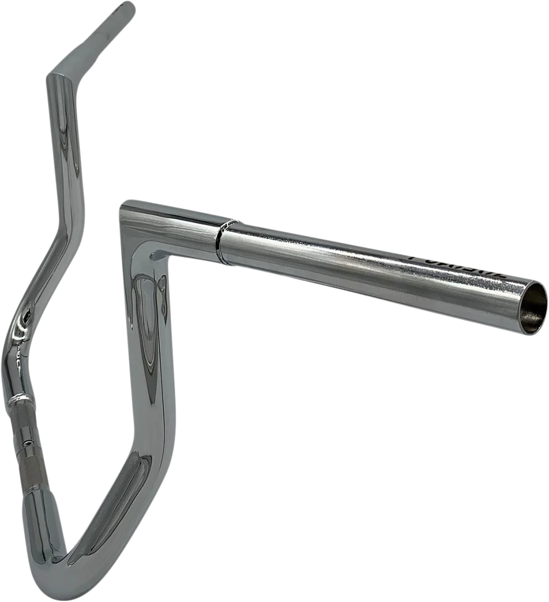 Fat Baggers Inc. Handlebar - Flat Top - 12" - Chrome 705012 - Side View