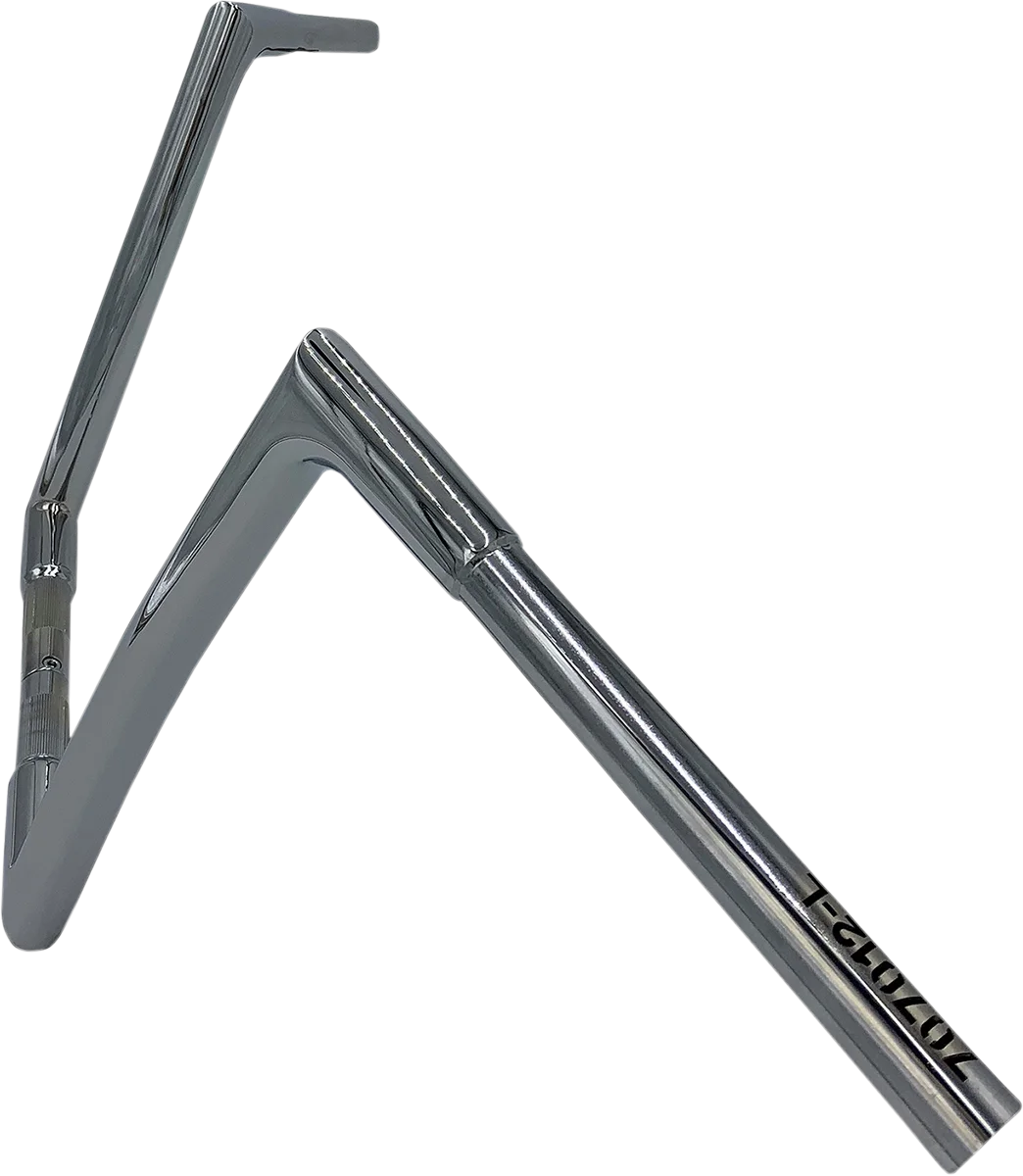 Fat Baggers Inc. Handlebar - Flat Top - 12" - Chrome 707012 - Side View