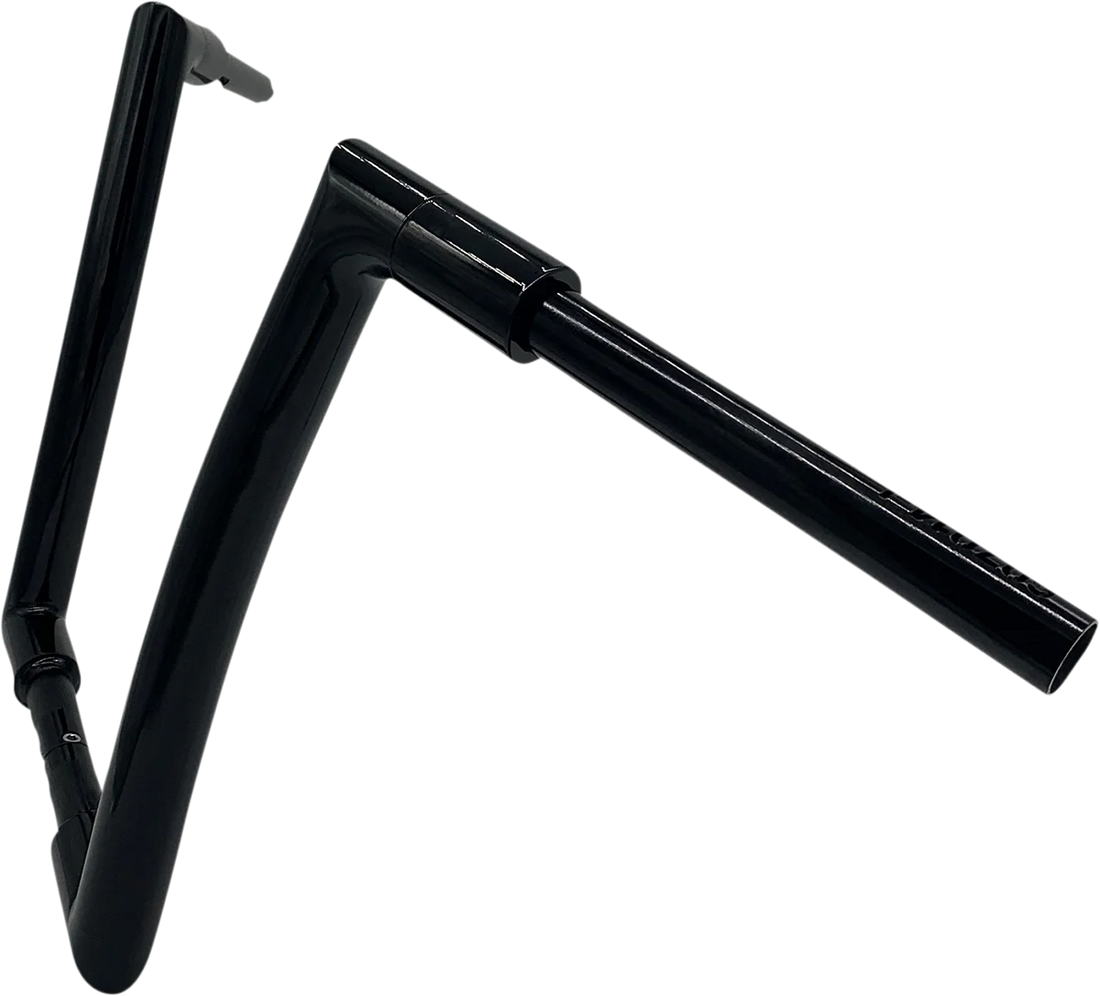 Fat Baggers Inc. Handlebar - Flat Top - 14" - Black 607014-B - Side View