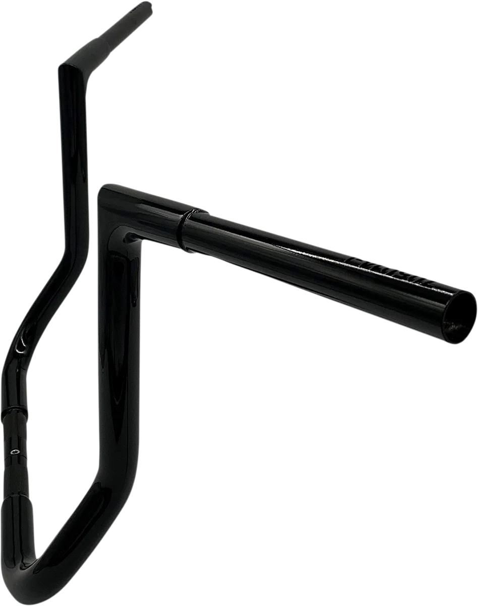 Fat Baggers Inc. Handlebar - Flat Top - 14" - Black 705014-B - Side View