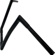 Load image into Gallery viewer, Fat Baggers Inc. Handlebar - Flat Top - 14" - Black 707014-B - Side View