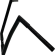 Load image into Gallery viewer, Fat Baggers Inc. Handlebar - Flat Top - 14" - Black 708014-B - Side View