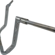 Load image into Gallery viewer, Fat Baggers Inc. Handlebar - Flat Top - 14" - Chrome 605014 - Side View