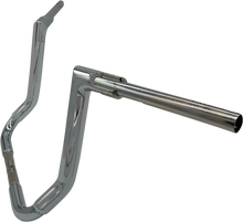 Load image into Gallery viewer, Fat Baggers Inc. Handlebar - Flat Top - 14" - Chrome 605014 - Side View