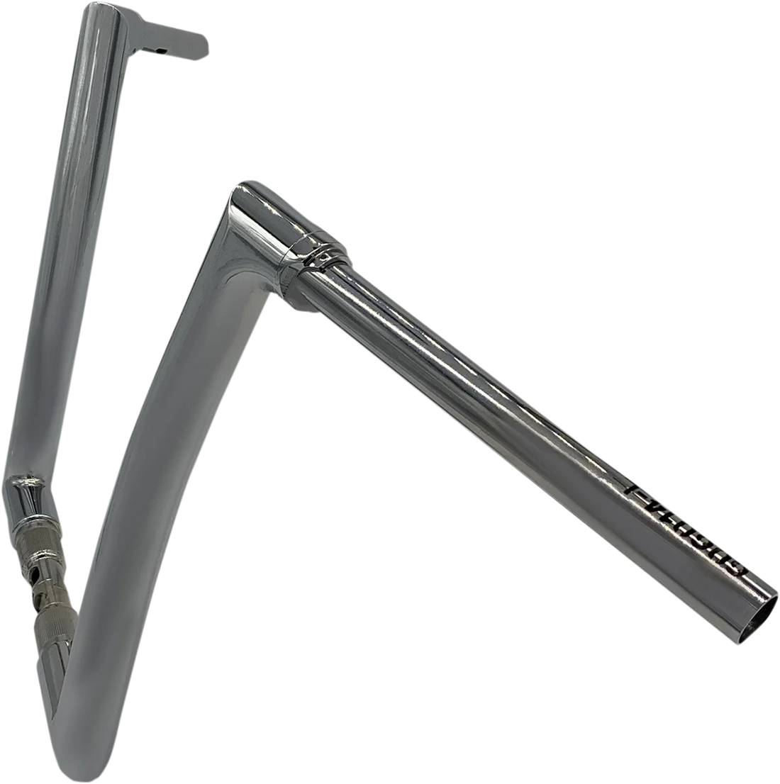 Fat Baggers Inc. Handlebar - Flat Top - 14" - Chrome 606014 - Side View