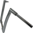 Load image into Gallery viewer, Fat Baggers Inc. Handlebar - Flat Top - 14" - Chrome 607014 - Side View