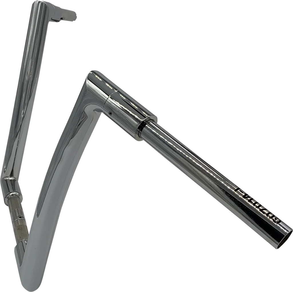 Fat Baggers Inc. Handlebar - Flat Top - 14" - Chrome 607014 - Side View