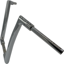 Load image into Gallery viewer, Fat Baggers Inc. Handlebar - Flat Top - 14" - Chrome 607014 - Side View