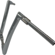 Load image into Gallery viewer, Fat Baggers Inc. Handlebar - Flat Top - 14" - Chrome 608014 - Side View