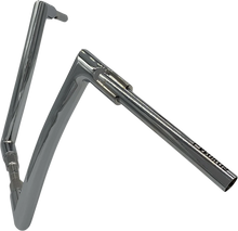 Load image into Gallery viewer, Fat Baggers Inc. Handlebar - Flat Top - 14" - Chrome 608014 - Side View