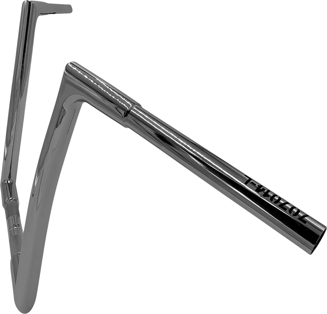 Fat Baggers Inc. Handlebar - Flat Top - 14" - Chrome 707014 - Side View
