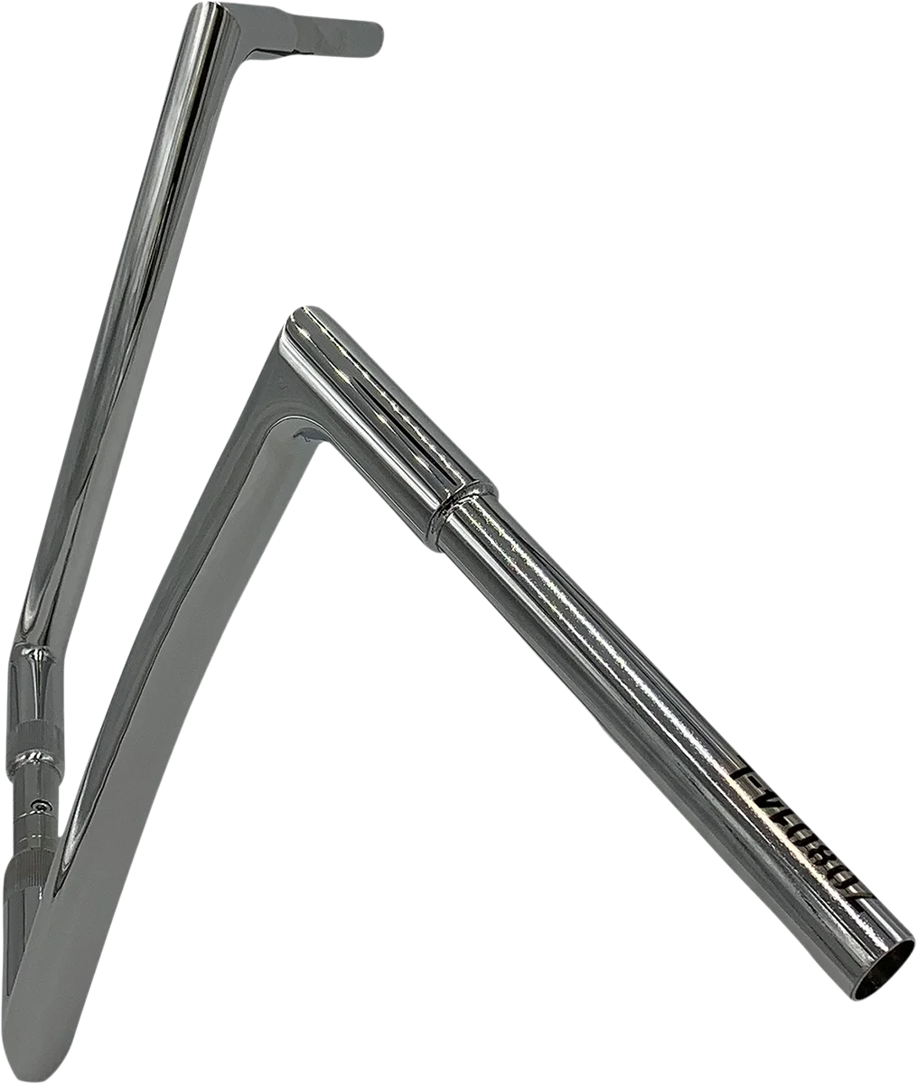 Fat Baggers Inc. Handlebar - Flat Top - 14" - Chrome 708014 - Side View