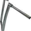 Load image into Gallery viewer, Fat Baggers Inc. Handlebar - Flat Top - 16" - Chrome 606016 - Side View