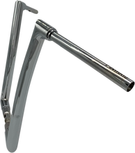 Load image into Gallery viewer, Fat Baggers Inc. Handlebar - Flat Top - 16" - Chrome 606016 - Side View