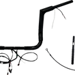 Load image into Gallery viewer, Fat Baggers Inc. Handlebar Kit - Flat Top - 12" - Black 612012-B - Main Product View