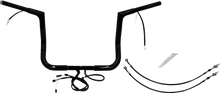 Load image into Gallery viewer, Fat Baggers Inc. Handlebar Kit - Flat Top - 12" - Black 701212-B - Main Product View