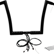 Load image into Gallery viewer, Fat Baggers Inc. Handlebar Kit - Flat Top - 12" - Black 701912-B - Main Product View