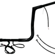 Load image into Gallery viewer, Fat Baggers Inc. Handlebar Kit - Flat Top - 12" - Black 702212-B - Main Product View