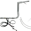 Load image into Gallery viewer, Fat Baggers Inc. Handlebar Kit - Flat Top - 12" - Chrome 601212 - Main Product View