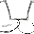 Load image into Gallery viewer, Fat Baggers Inc. Handlebar Kit - Flat Top - 12" - Chrome 601312 - Main Product View