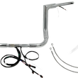 Load image into Gallery viewer, Fat Baggers Inc. Handlebar Kit - Flat Top - 12" - Chrome 602212 - Main Product View