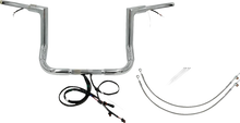 Load image into Gallery viewer, Fat Baggers Inc. Handlebar Kit - Flat Top - 12" - Chrome 602212 - Main Product View