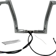 Load image into Gallery viewer, Fat Baggers Inc. Handlebar Kit - Flat Top - 12" - Chrome 612912 - Main Product View