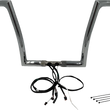 Load image into Gallery viewer, Fat Baggers Inc. Handlebar Kit - Flat Top - 12" - Chrome 702912 - Main Product View