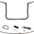 Load image into Gallery viewer, Fat Baggers Inc. Handlebar Kit - Flat Top - 12" - Chrome 709112 - Main Product View