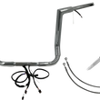 Load image into Gallery viewer, Fat Baggers Inc. Handlebar Kit - Flat Top - 14" - Chrome 601214 - Main Product View
