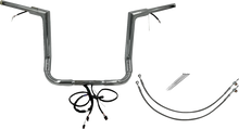 Load image into Gallery viewer, Fat Baggers Inc. Handlebar Kit - Flat Top - 14" - Chrome 601214 - Main Product View