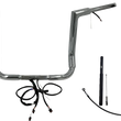 Load image into Gallery viewer, Fat Baggers Inc. Handlebar Kit - Flat Top - 14" - Chrome 612014 - Main Product View