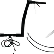 Load image into Gallery viewer, Fat Baggers Inc. Handlebar Kit - Flat Top - 16" - Black 602316-B - Main Product View