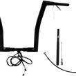 Load image into Gallery viewer, Fat Baggers Inc. Handlebar Kit - Flat Top - 16" - Black 612916-B - Main Product View