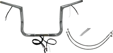 Load image into Gallery viewer, Fat Baggers Inc. Handlebar Kit - Flat Top - 16" - Black 701216-B - Side View