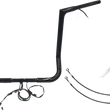 Load image into Gallery viewer, Fat Baggers Inc. Handlebar Kit - Flat Top - 16" - Black 702216-B - Main Product View