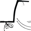 Load image into Gallery viewer, Fat Baggers Inc. Handlebar Kit - Flat Top - 16" - Black 702916-B - Main Product View