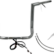 Load image into Gallery viewer, Fat Baggers Inc. Handlebar Kit - Flat Top - 16" - Chrome 601216 - Main Product View