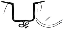 Load image into Gallery viewer, Fat Baggers Inc. Handlebar Kit - Flat Top - 16" - Chrome 602316 - Side View