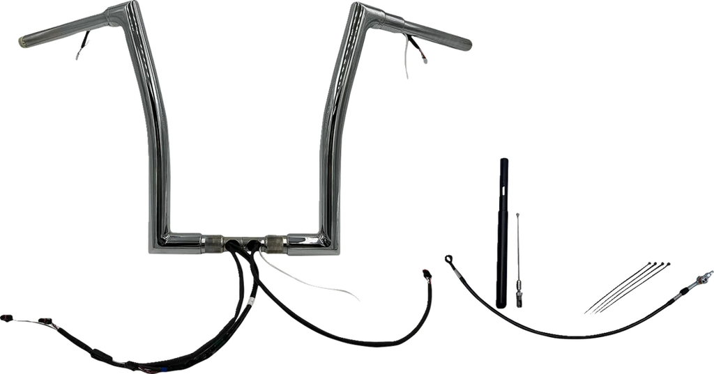 Fat Baggers Inc. Handlebar Kit - Flat Top - 16" - Chrome 612916 - Main Product View