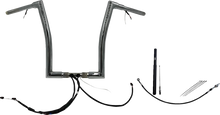 Load image into Gallery viewer, Fat Baggers Inc. Handlebar Kit - Flat Top - 16" - Chrome 612916 - Main Product View
