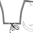 Load image into Gallery viewer, Fat Baggers Inc. Handlebar Kit - Flat Top - 16" - Chrome 701916 - Main Product View