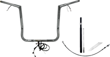 Load image into Gallery viewer, Fat Baggers Inc. Handlebar Kit - Flat Top - 16" - Chrome 712016 - Main Product View