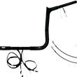 Load image into Gallery viewer, Fat Baggers Inc. Handlebar Kit - Pointed Top - 12" - Black 902212-B - Main Product View