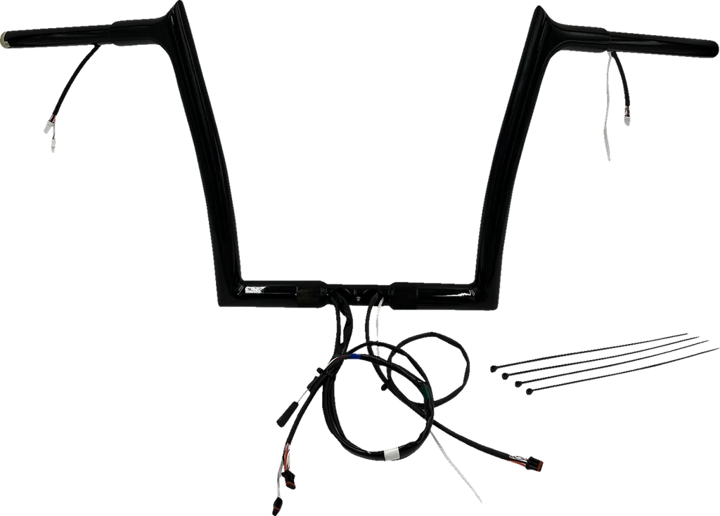 Fat Baggers Inc. Handlebar Kit - Pointed Top - 12" - Black 902912-B - Main Product View